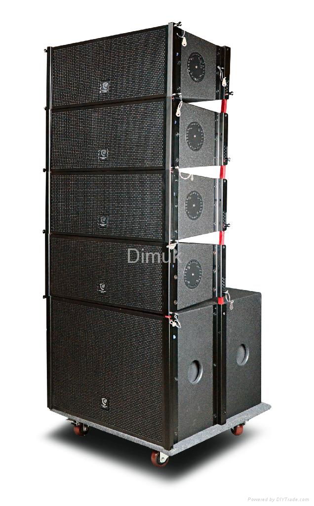 dual 8 inch active  line  array speaker  4