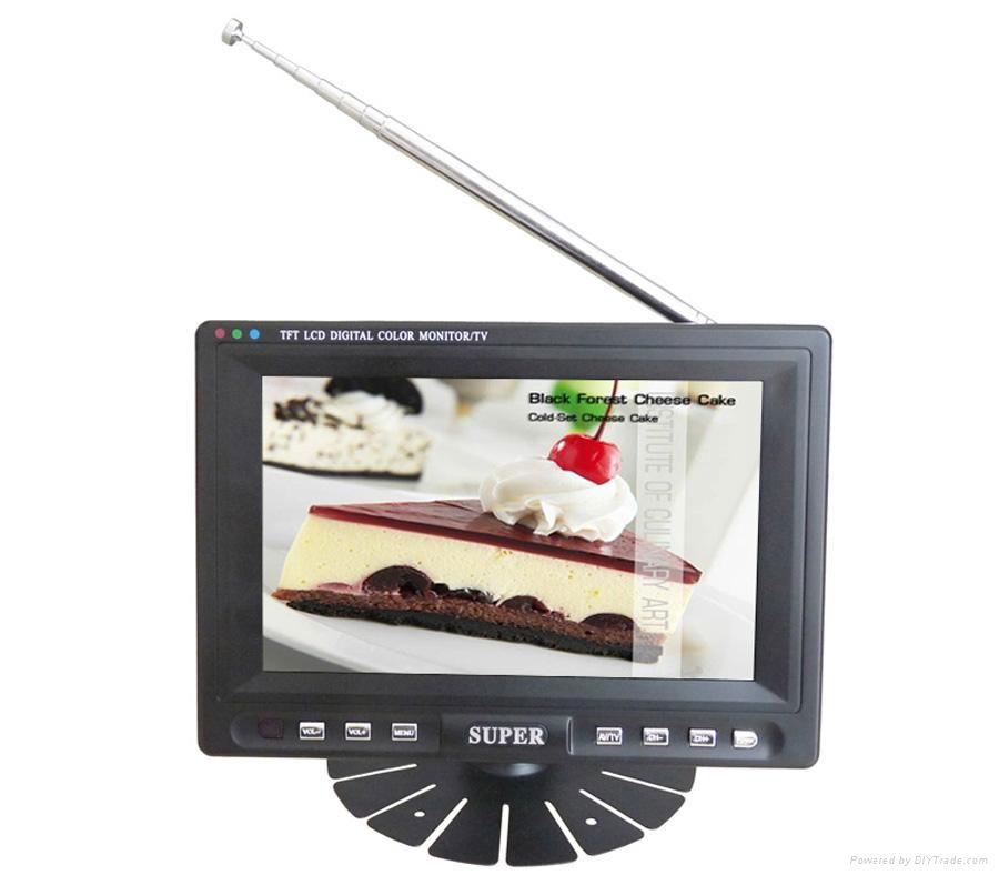 7 inch on dash board car monitor for rear camera 