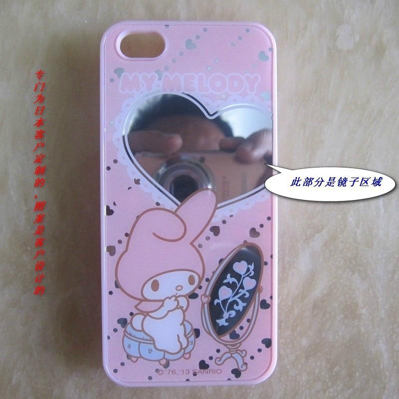 KT  mirror iphone 5 case,  mirror cover  2