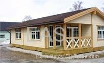 Prefabricated holiday wood house wh-4