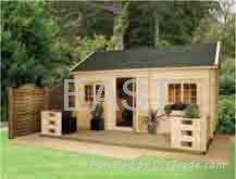 Prefabricated holiday wood house wh-6