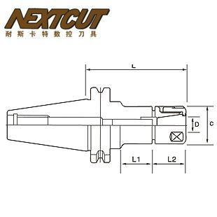 Parts processing plants dedicated high-precision high-speed shank with BT grip h 2