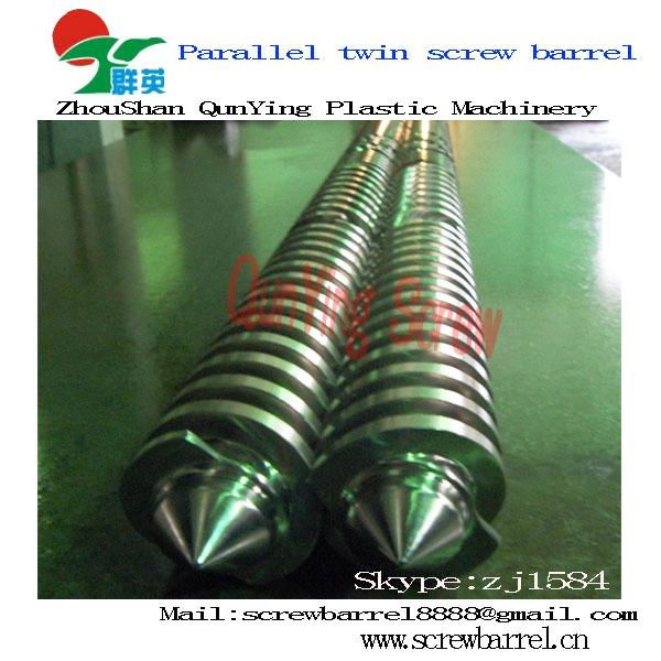 parallel twin screw barrel extruder screw design screw and barrel 2