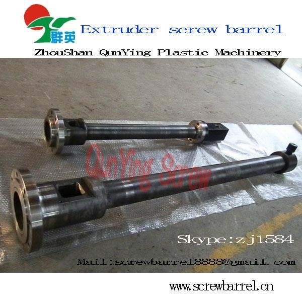 extruder screw barrel PVC screw and barrel plating chrome for plastic extruder