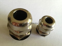 Liquid tight brass cable gland