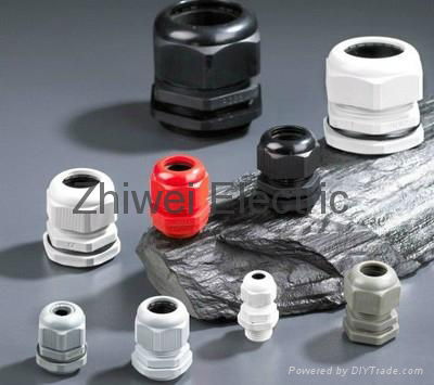 Waterproof plastic cable glands  