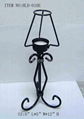 Iron candle holder with black painting 5