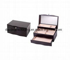 Black Matt Wooden Jewelry Box