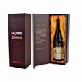 Luxury Velvet Wooden Wine Box Set