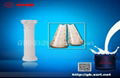 Liquid silicone rubber for gypsum molds