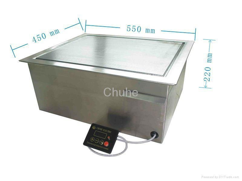 Induction griddle with drop in design - CH-5QRPL - Chuhe ...