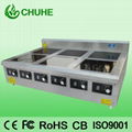 6 burner induction hobs