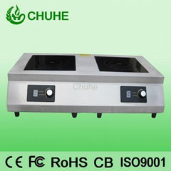 Electric cooker with 2 burners