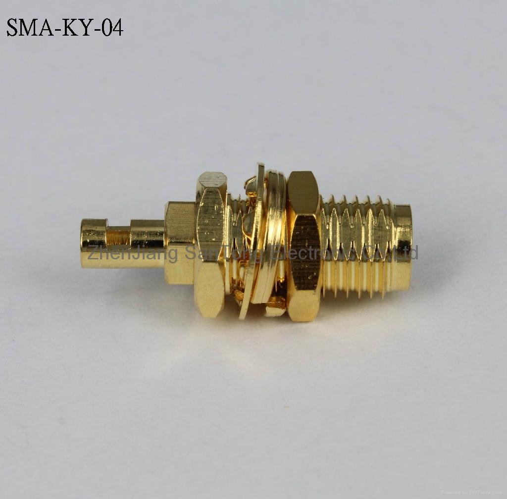 SMA Connector/RF Connector, Supports 0 to 12.4GHz Frequency with Wide Frequency 