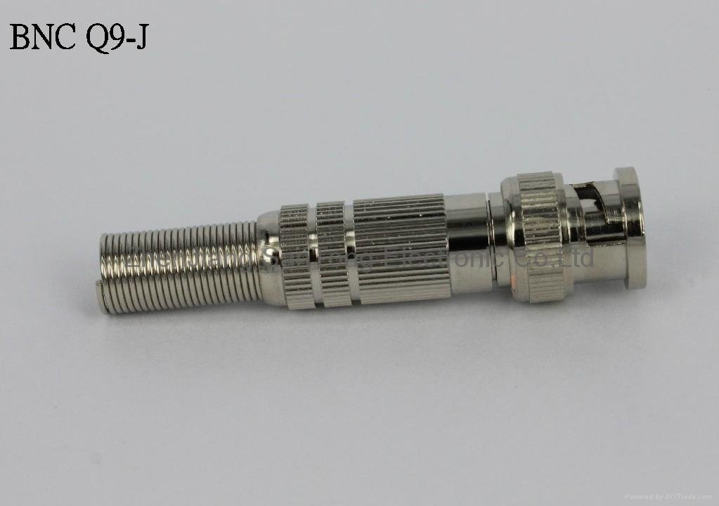 BNC Type Coaxial Connector with Low Power, Quick Connect and Separate Applicatio
