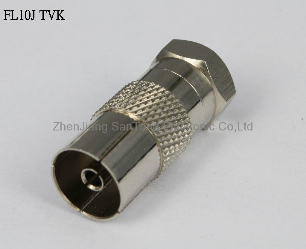 F Connector with Superior RF Performance and Excellent Insertion Made of Brass 3