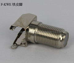 F Connector with Superior RF Performance and Nice Insertion Made of Brass