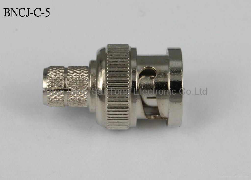 BNC Coaxial Connector with Low Power/Quick Connect and 0 to 3GHz Frequency 500  2