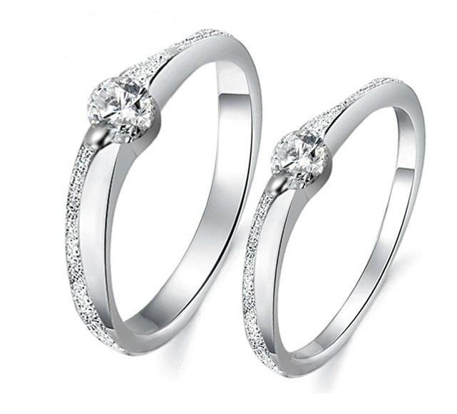 Engagement and wedding couple rings for beloved ones 2