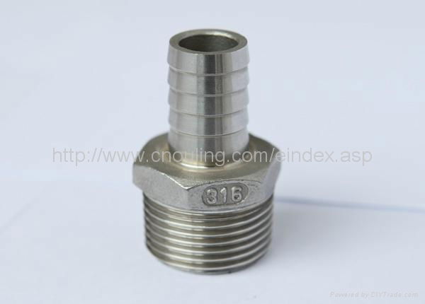 stainless steel hose nipple