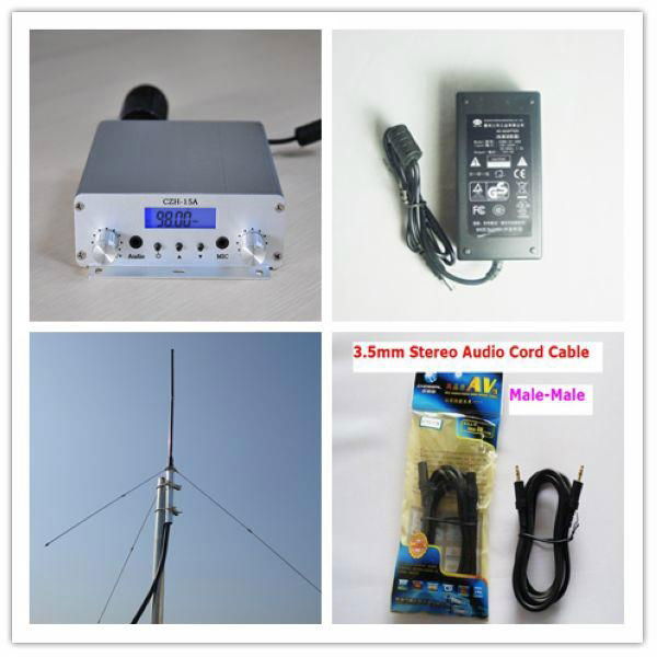 15W stereo PLL best FM transmitter FM transmitter radio broadcast station  4