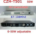 CZH-T501 stereo FM transmitter 0-50w power adjustable fm FM broadcasting station 1