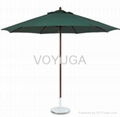 China wooden garden umbrella