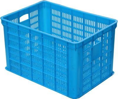 Plastic turnover basket