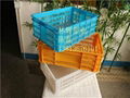 Plastic turnover basket