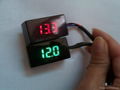 3 cable motorcycle voltmeter