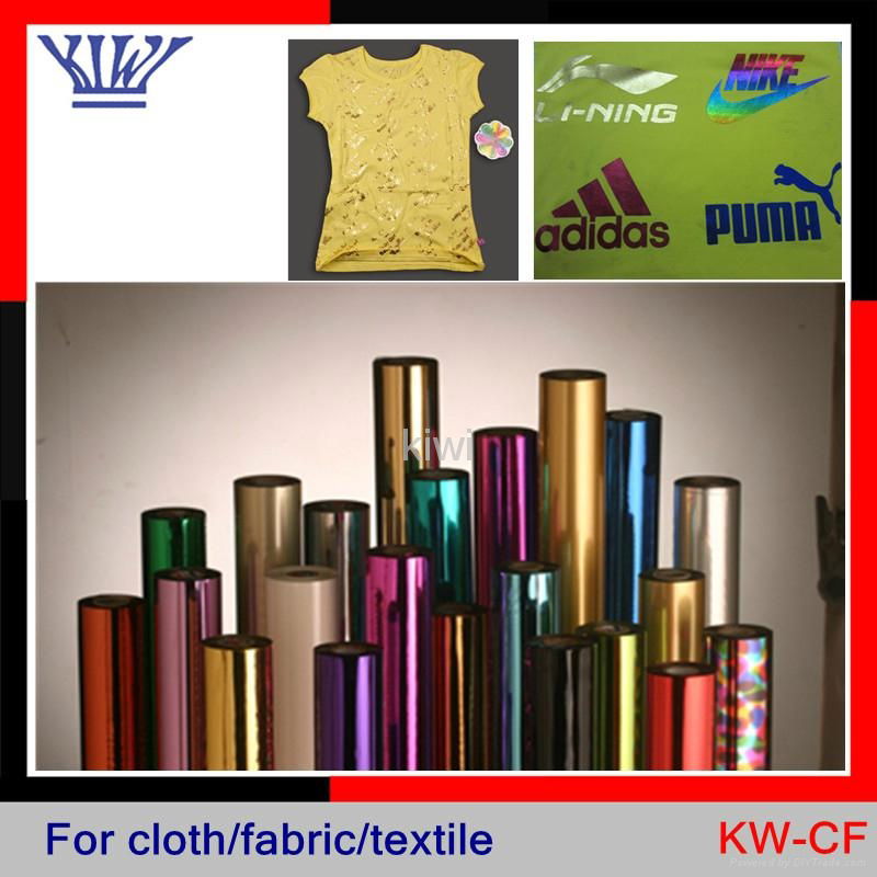 Hot stamping foil for textile 