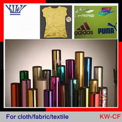 Hot stamping foil for textile