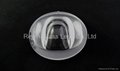 high power integrated led street light glass lens 