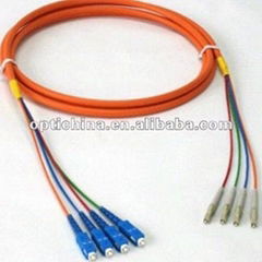 SM / MM Fanout Fiber Optic Patch Cord 