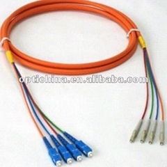 SM / MM Fanout Fiber Optic Patch Cord