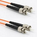 ST SM / MM Fiber Optic Patch Cord