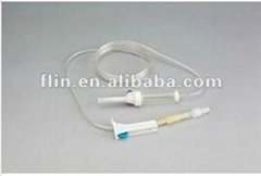 Disposable infusion set with CE