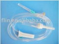 disposable infusion set with injection port