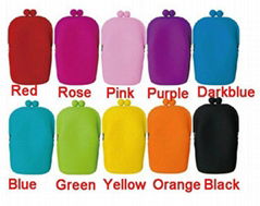 Fashion Silicone Cell Phone Bag