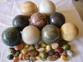 Quartz Drum stone balls natural 4