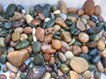 Decorative polished pebbles mix color