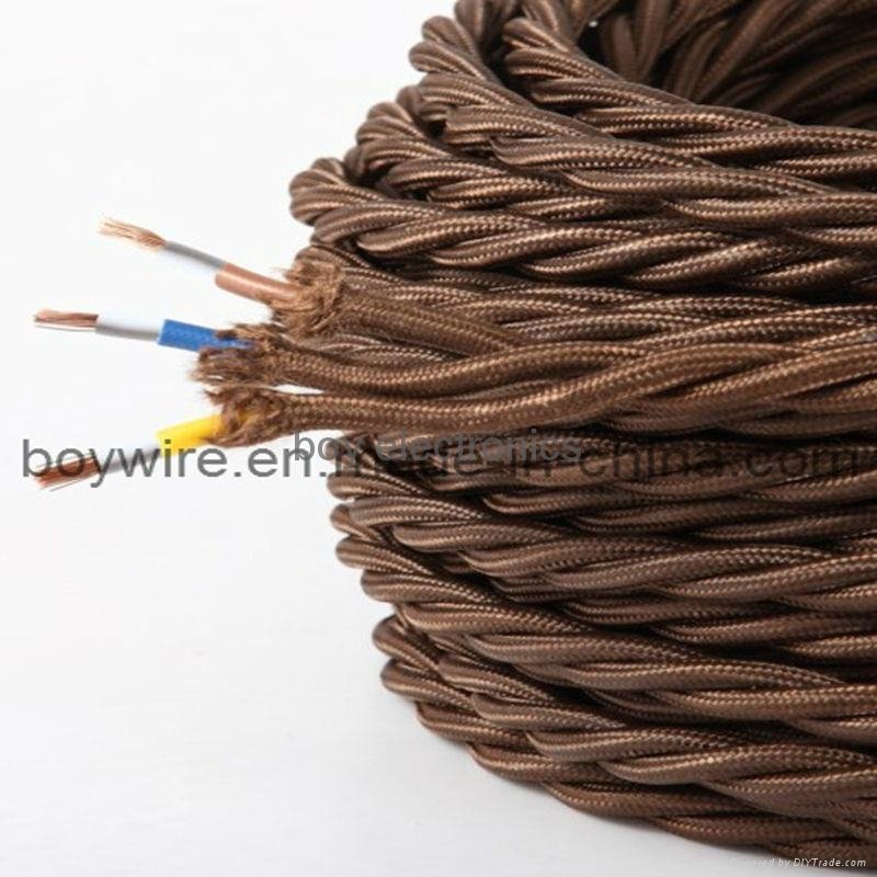 3 conductor cloth covered  wire