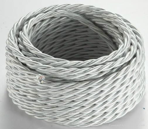 3 conductor cloth covered  wire 2