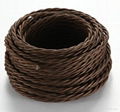 3 conductor cloth covered  wire 3