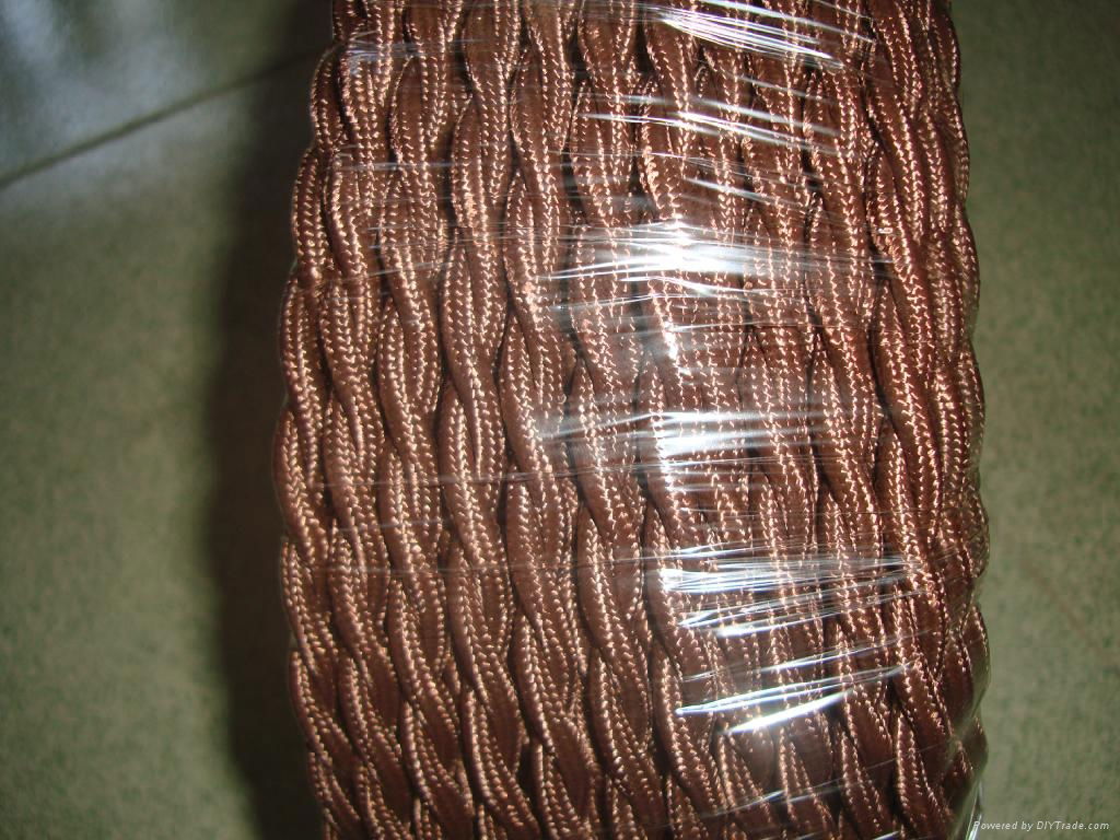 3 conductor cloth covered  wire 5