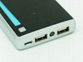 Super-larger capacity 7600mah for ipad portable power source 3