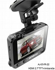 HD 1080p black box dvr car camera with motion detection