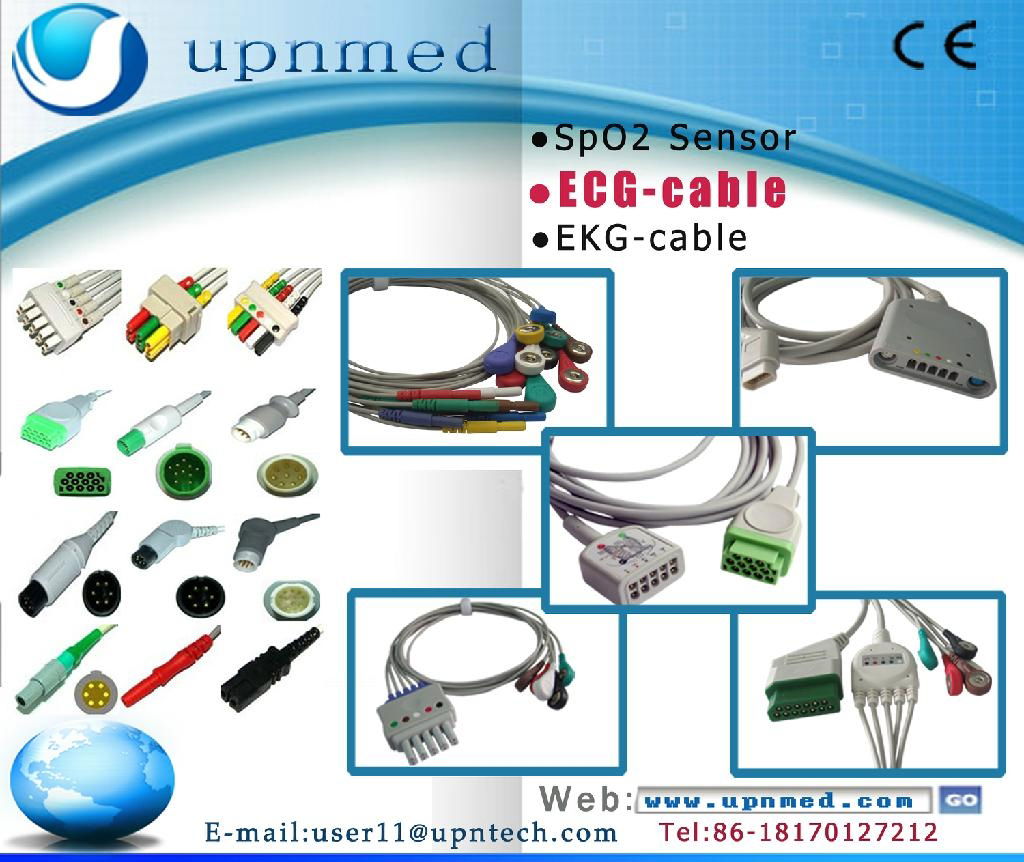 Din 5-Lead ECG trunk cable 2