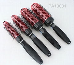 Plastic thermal hair brush