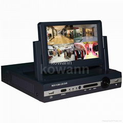 4/8 Channel Combo DVR Build-in 7inch LCD 